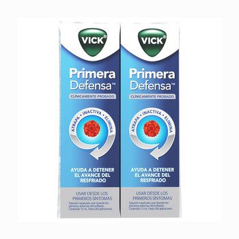 Vick Primera Defensa 2 Cajas de 15ml c/u