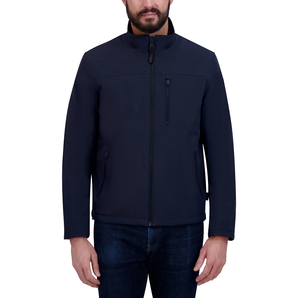 Kenneth Cole Chamarra para Caballero Azul Mediana