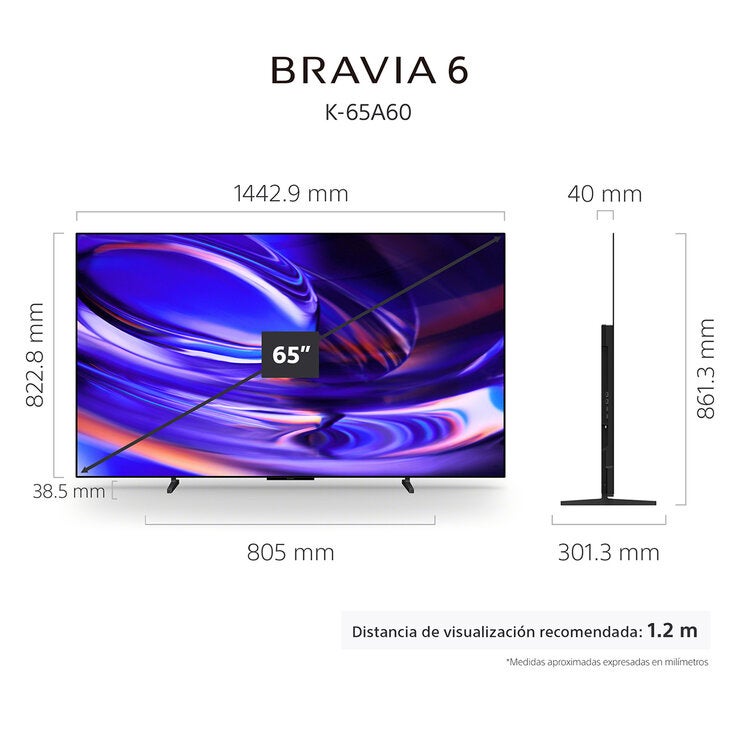 Sony Pantalla 65" OLED 4K Google TV Sony Pantalla 65" OLED 4K Google TV