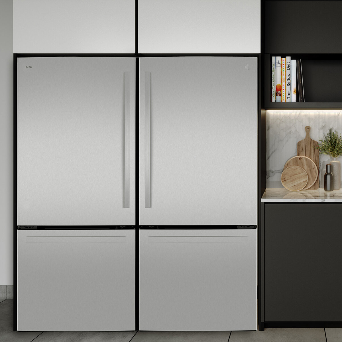 GE Profile Refrigerador 21'/21' Gemelos