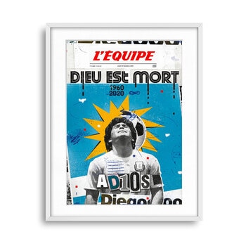 Black is Color, Ilustración con Marco, Maradona