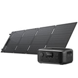 EcoFlow, Estación de Energía, River 3+Panel Solar 60W