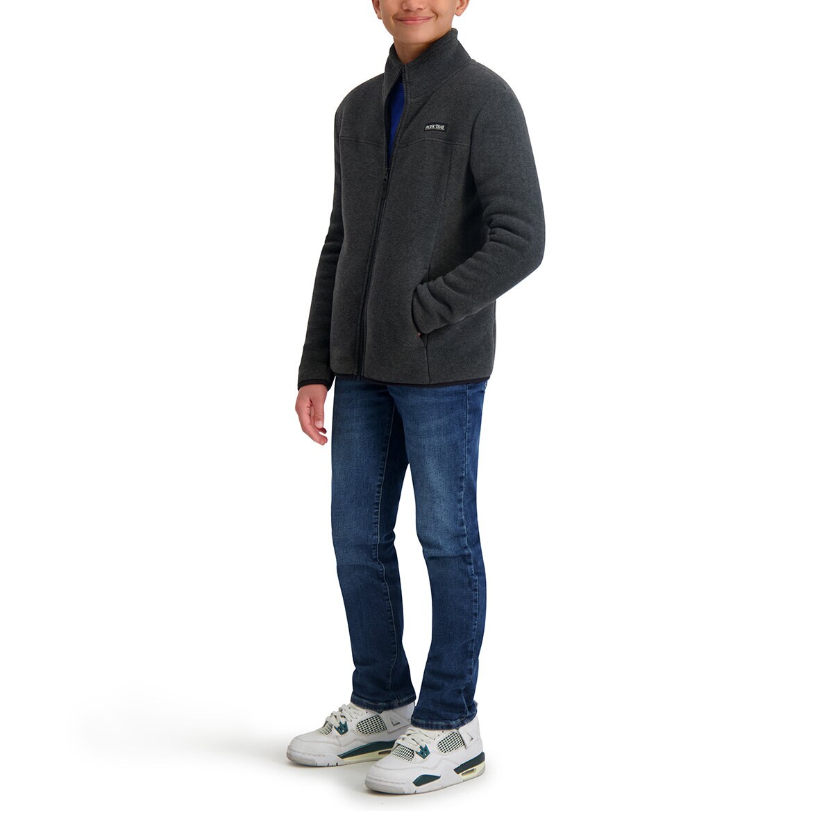 Pacific Trail Chamarra para Niños y Niñas Gris 7 / 8 Años Pacific Trail Chamarra para Niños y Niñas Gris 7 / 8 Años