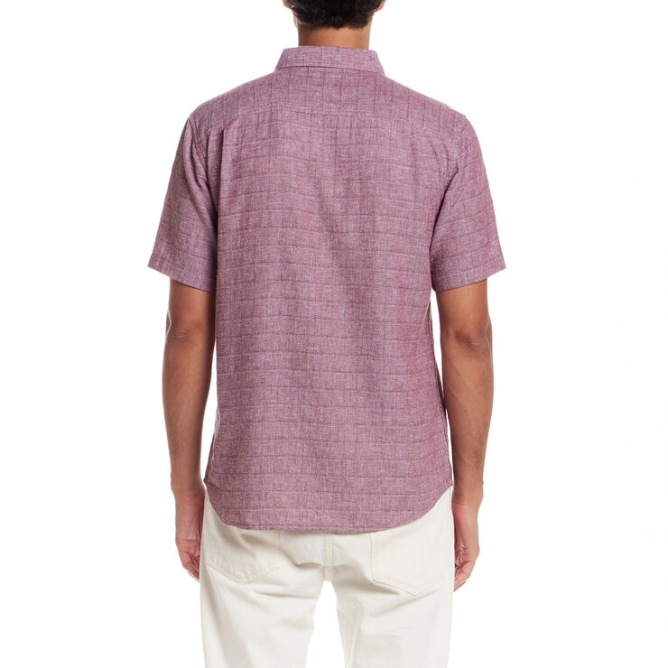 Weatherproof Vintage Camisa manga corta para Caballero Rojo Grande