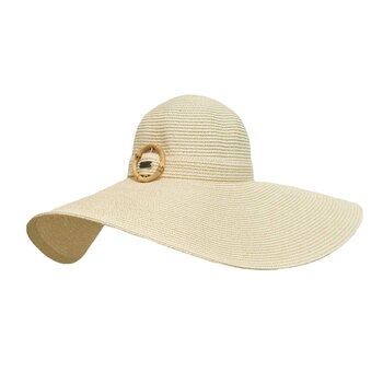 Sun & Sand, Sombrero de Ala Grande Color Natural