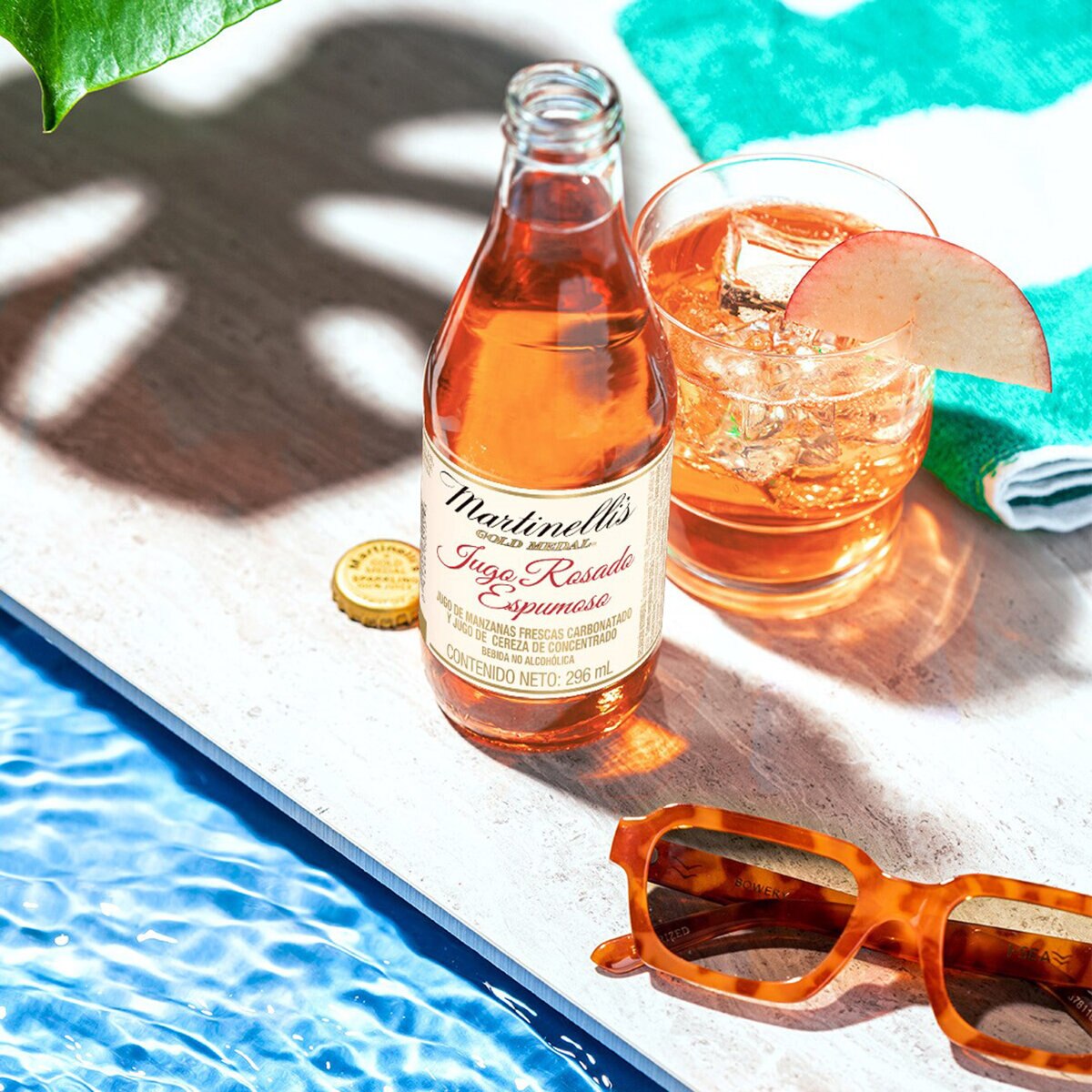 Martinelli's Jugo Rosado Espumoso 12 pzs de 296 ml