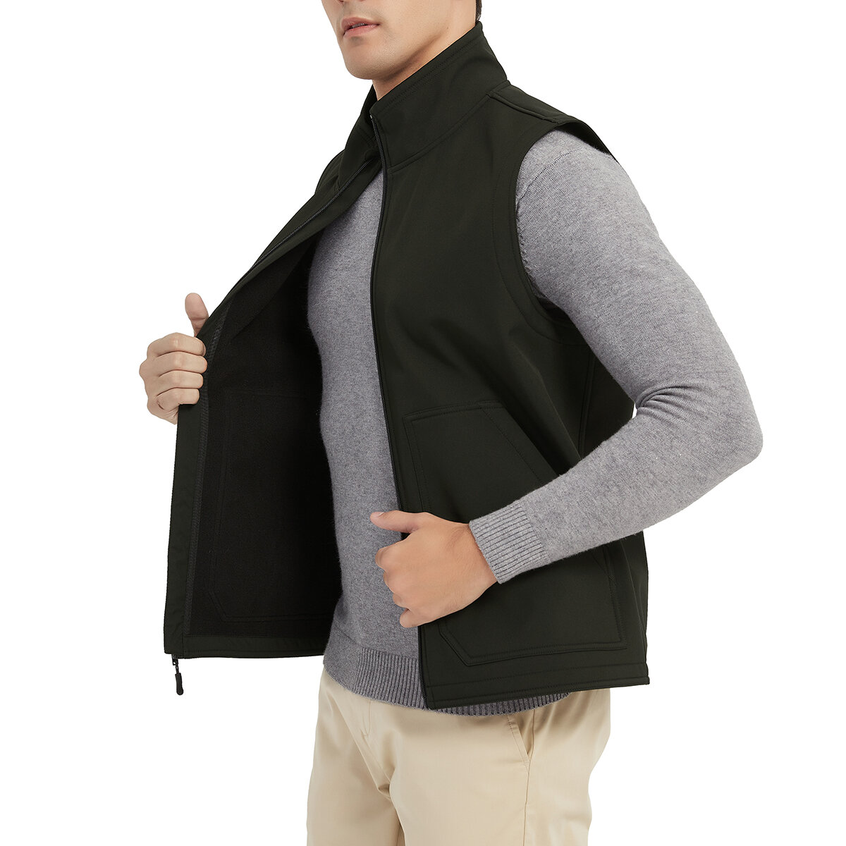 Hawke & Co Chaleco para Caballero Verde Grande