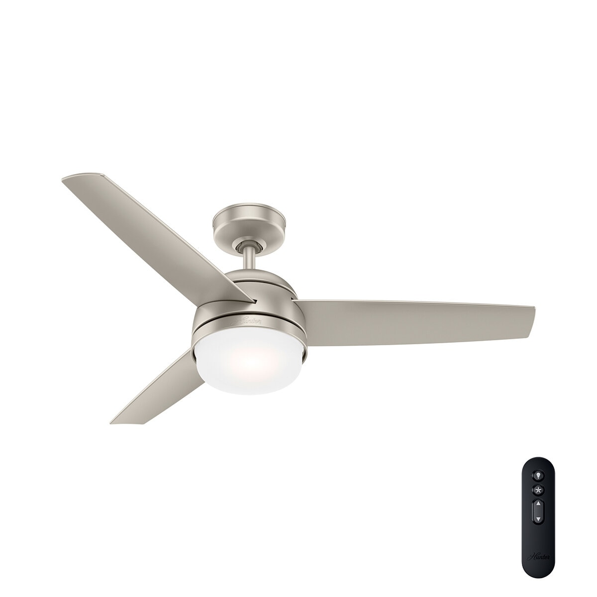 Hunter, Ventilador Midtown Matte Nickel 48"