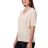Kersh Blusa para Dama Crema Extra Grande