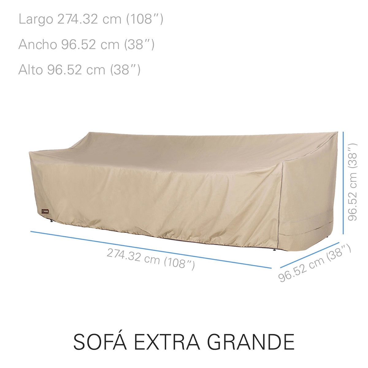 Seasons Sentry funda para sofá extra grande