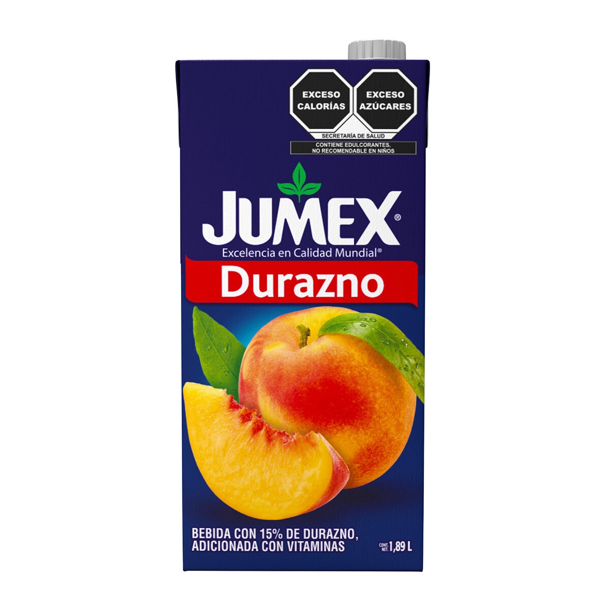Jumex Bebida de Durazno 4 pzs de 1.89 l