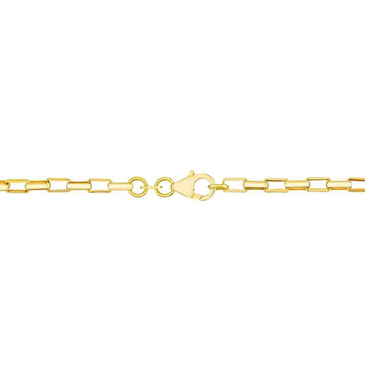 Collar con Dije de Corazón, Roro Amarillo 14k Collar con Dije de Corazón, Roro Amarillo 14k