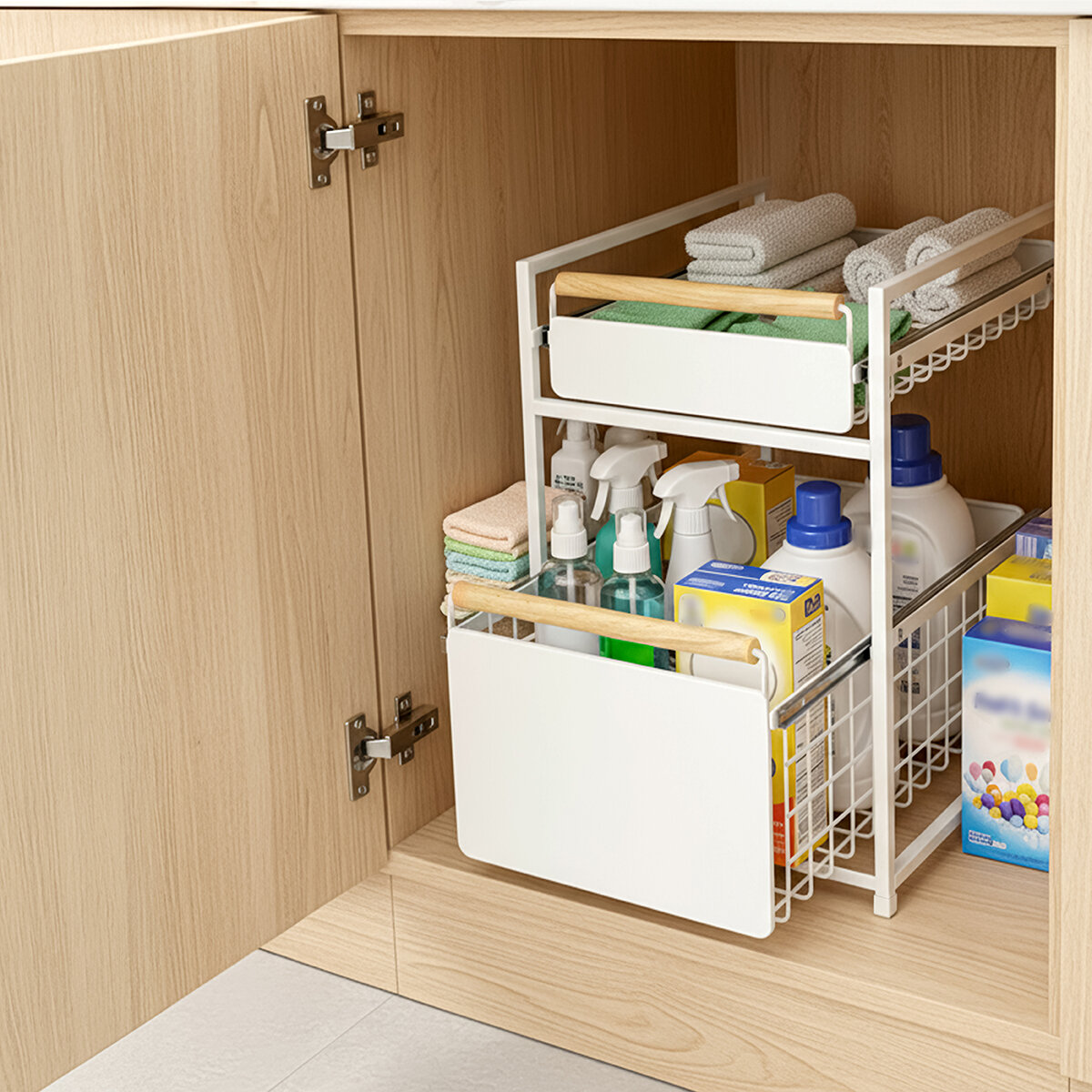 Mesa - Inspired Living, Organizador Metálico de 2 Niveles