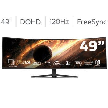 Balamrush Monitor Curvo Gaming 49" DQHD Cosmos Titán MCT49X