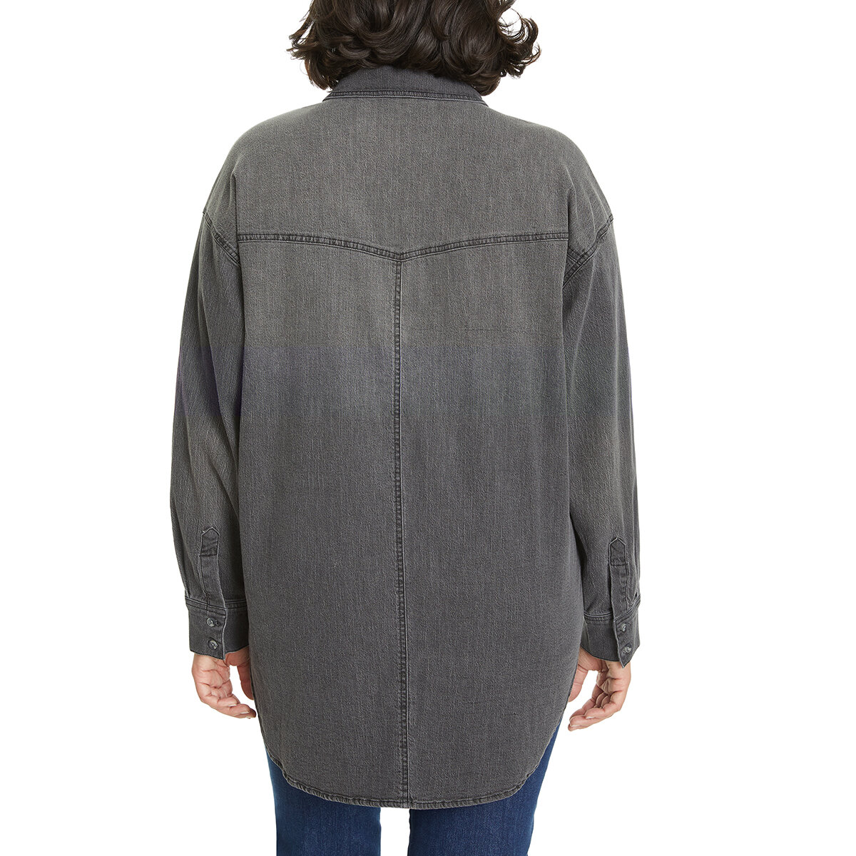 Gloria Vanderbilt Sobre camisa para Dama Gris Grande