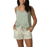 Black Bow Conjunto de Pijama para Dama Verde Extra Grande