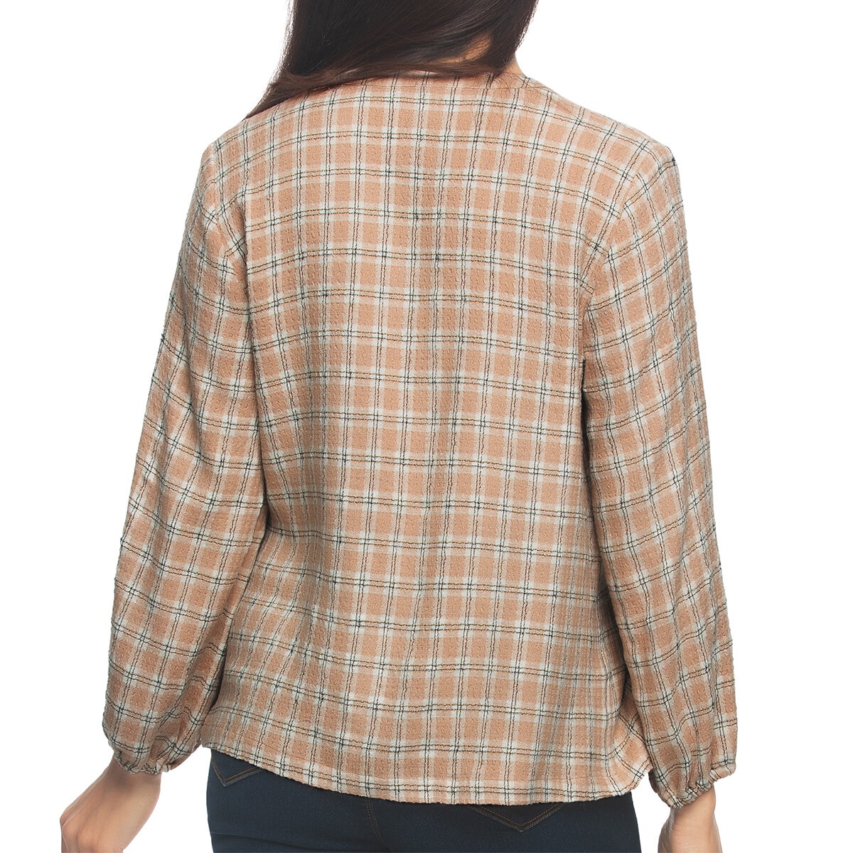 Jezebel Blusa para Dama Café Mediana Jezebel Blusa para Dama Café Mediana