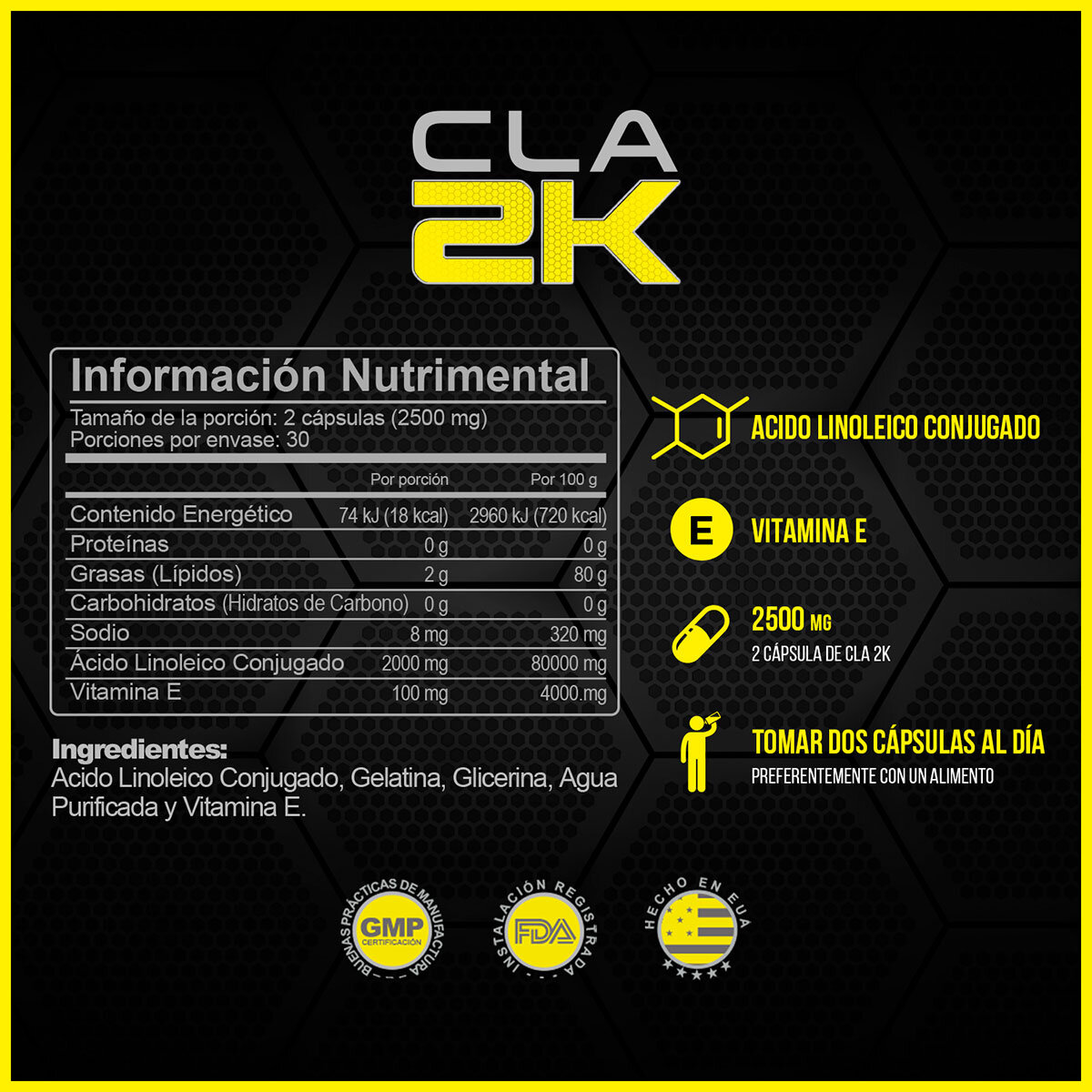 Forzagen Premium CLA-2K 60 Capsulas 