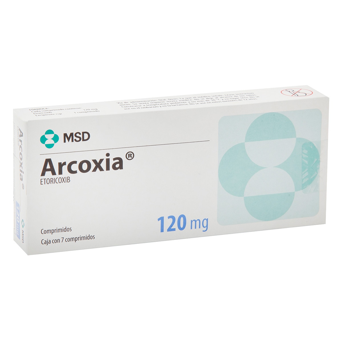 Arcoxia 120mg 7 Comprimidos