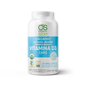 Organic Side Vitamina D3 110 Cápsulas