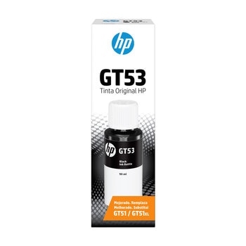 HP GT53 Botella de Tinta Negro