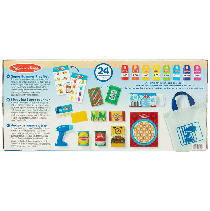 Melissa & Doug, Superescáner Juego de 24 Pzas