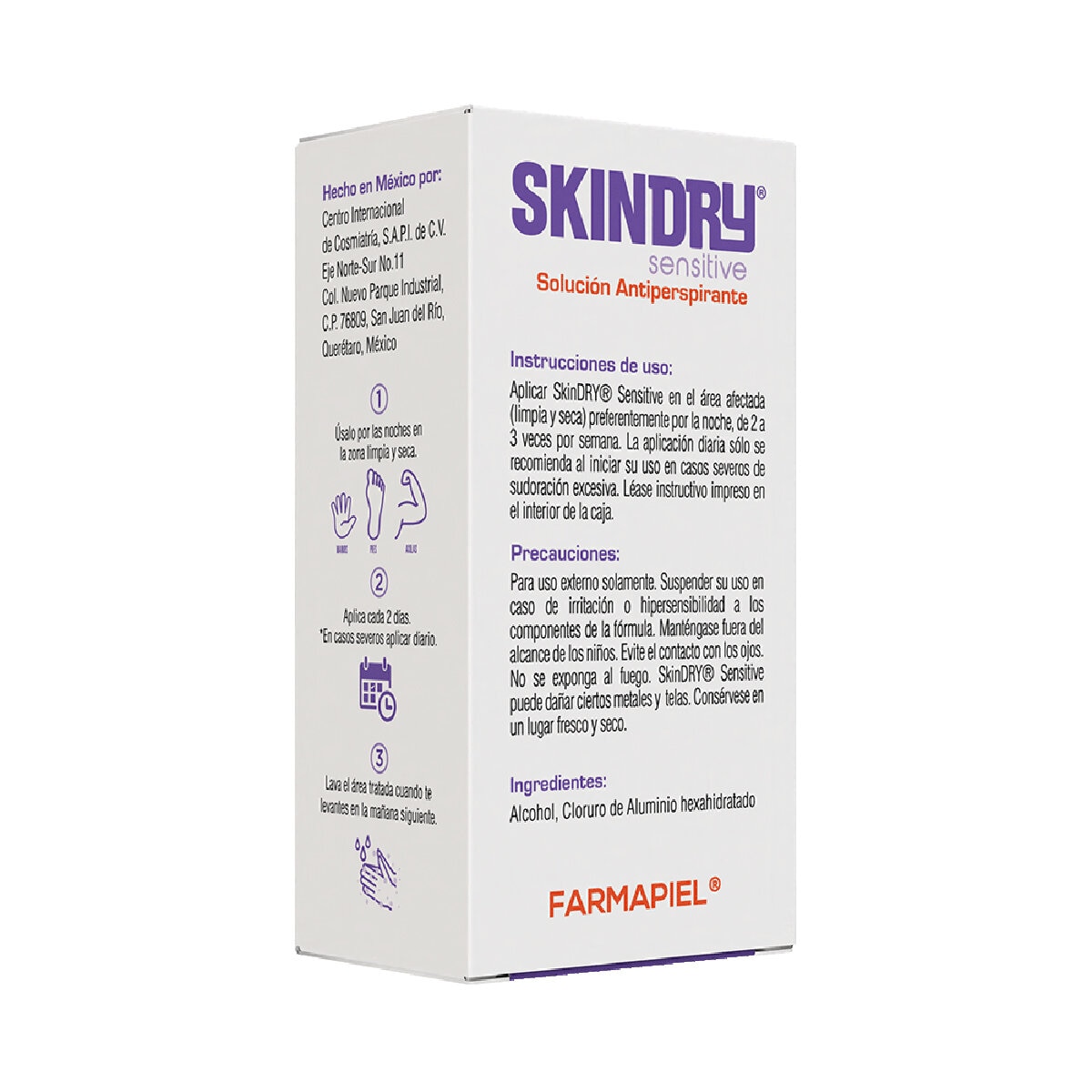 SkinDRY Sensitive Solución Antiperspirante para piel sensible 20 ml