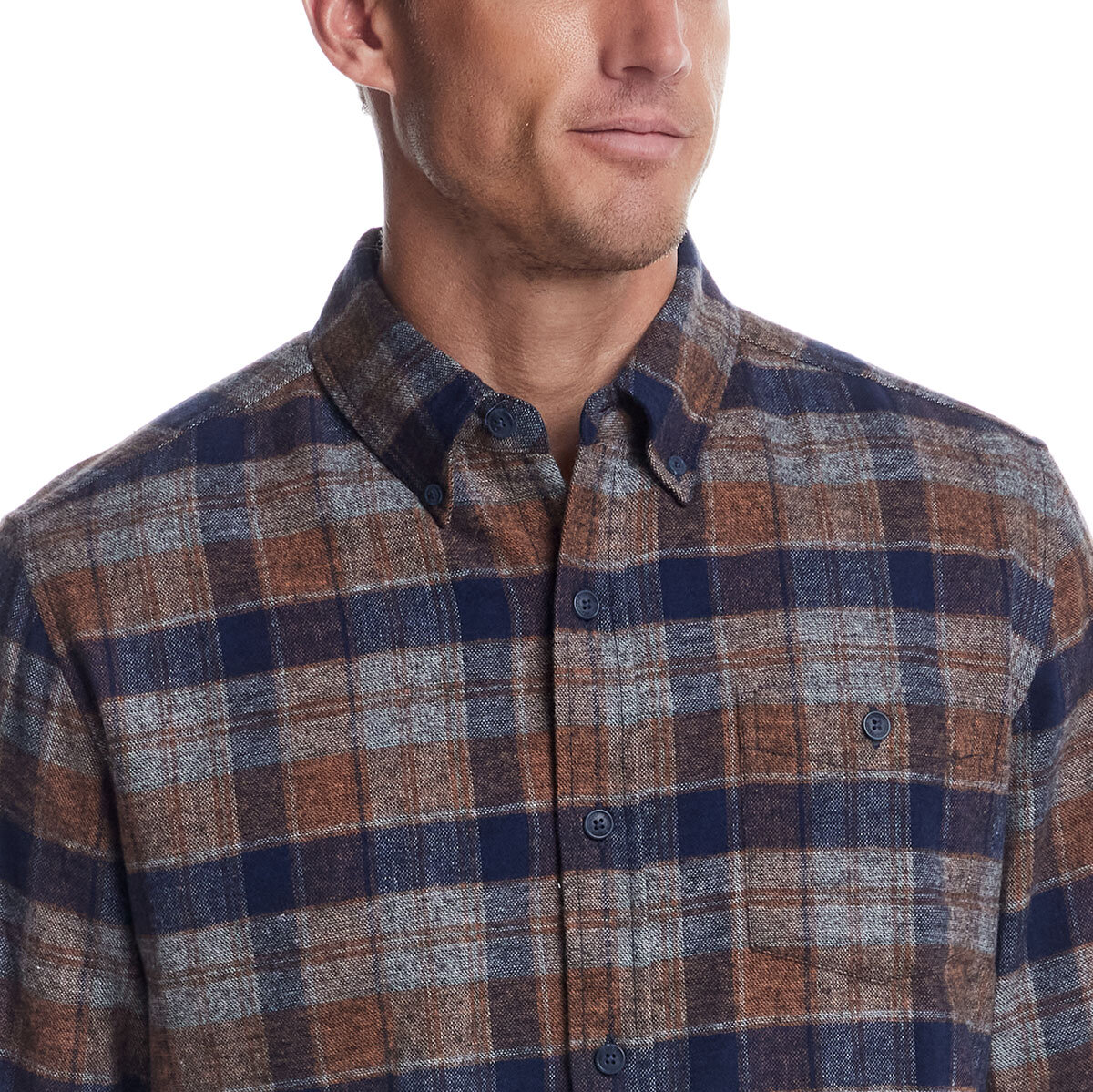 Weatherproof Vintage Camisa para Caballero Café Mediana