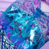 Juego de Disfraz Sirena Azul, 7/8