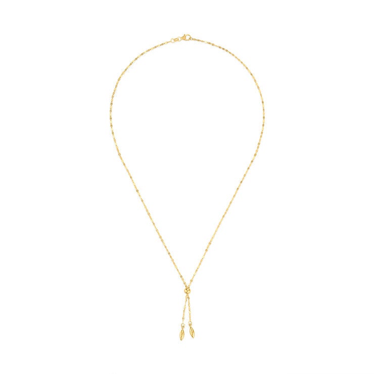 Collar Ajustable de Oro Amarillo 14K Collar Ajustable de Oro Amarillo 14K