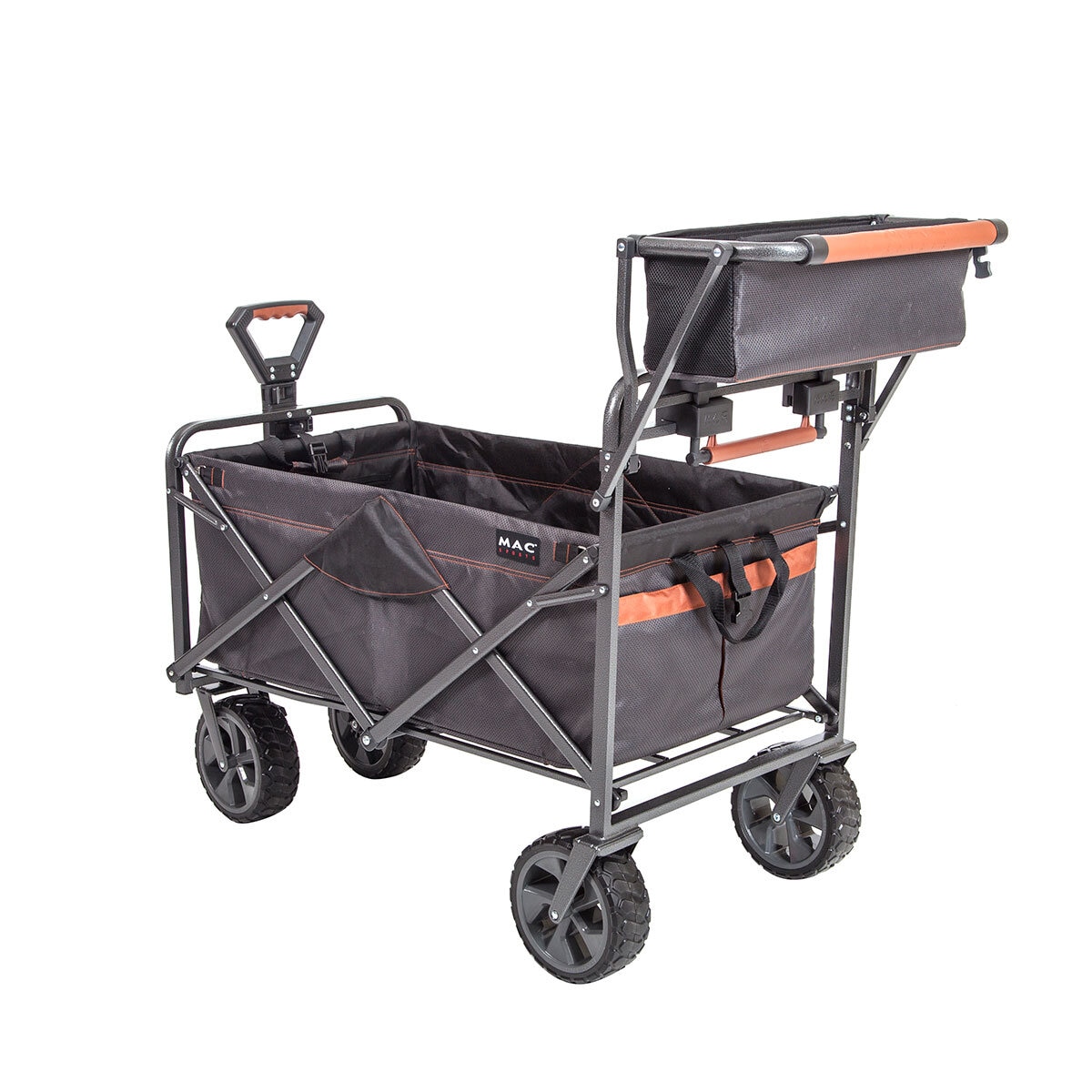 Mac Sports Carrito Plegable Deluxe XL con Red de Carga