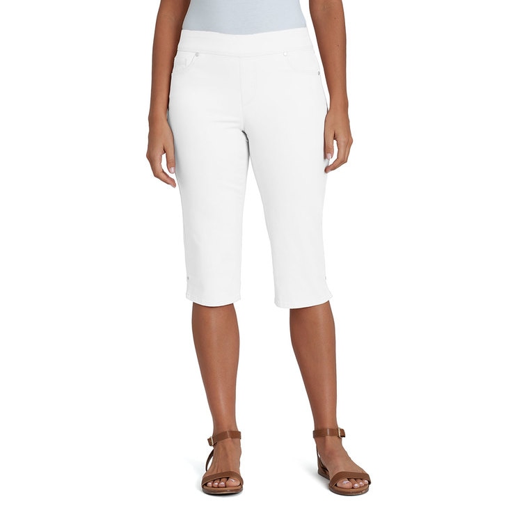 Gloria Vanderbilt, pantalón capri, blanco Costco México
