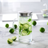 King Crystal Jarra de Vidrio de Borosilicato, 1 pieza