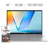 ASUS Vivobook S16 16" WUXGA AMD Ryzen 9 270 16GB 512GB SSD ASUS Vivobook S16 16" WUXGA AMD Ryzen 9 270 16GB 512GB SSD