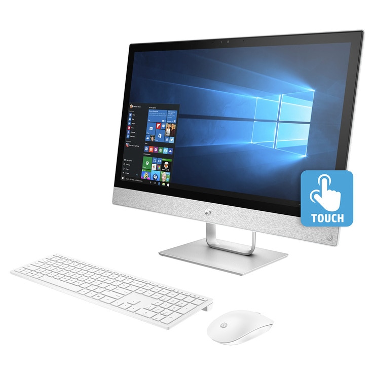 Simple Hp Pavilion All-In-One Desktop Setup Instructions with RGB