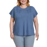 Ella Moss Blusa para Dama Azul Grande