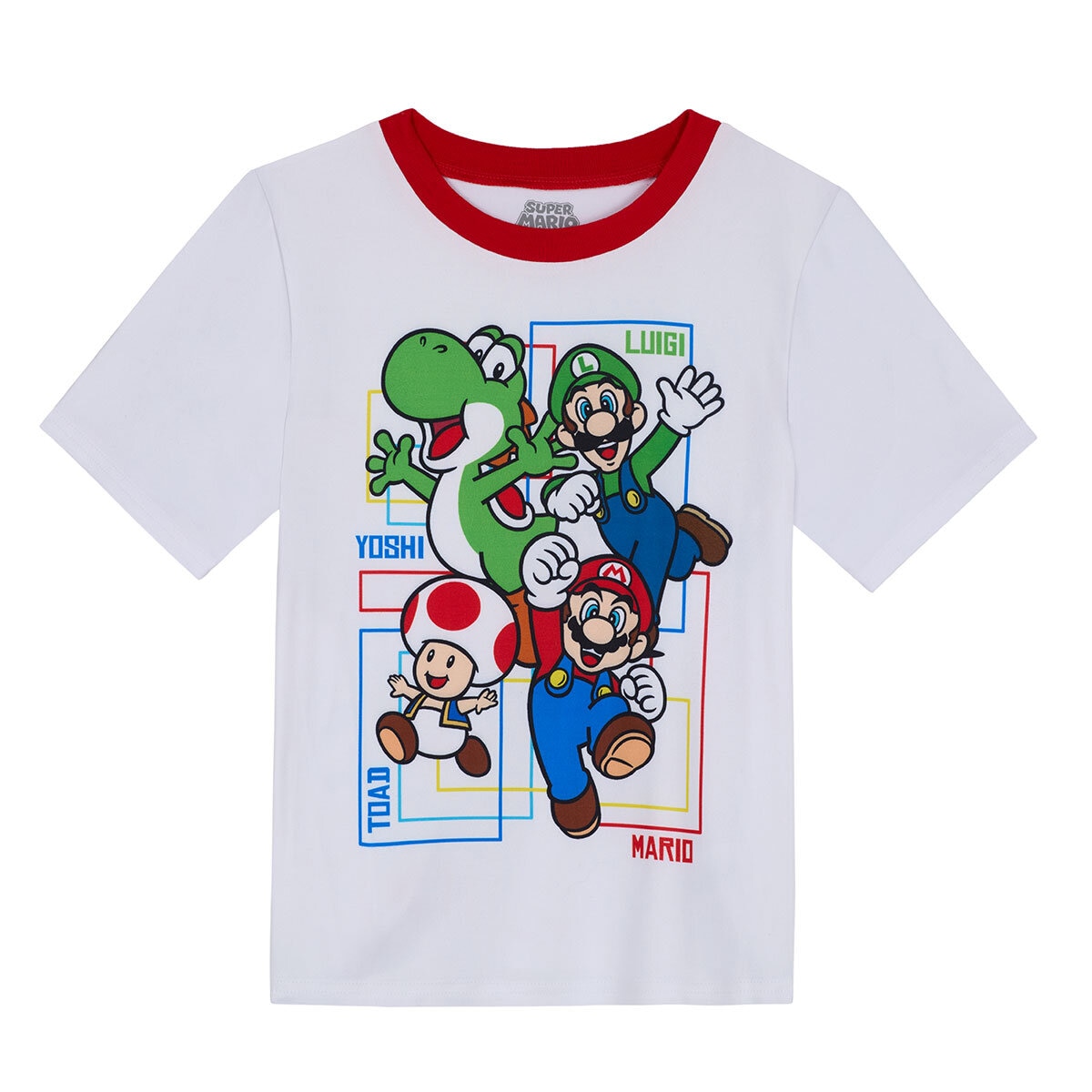 Pijama 3 piezas para Niños y Niñas Mario Bros 7 / 8 Años