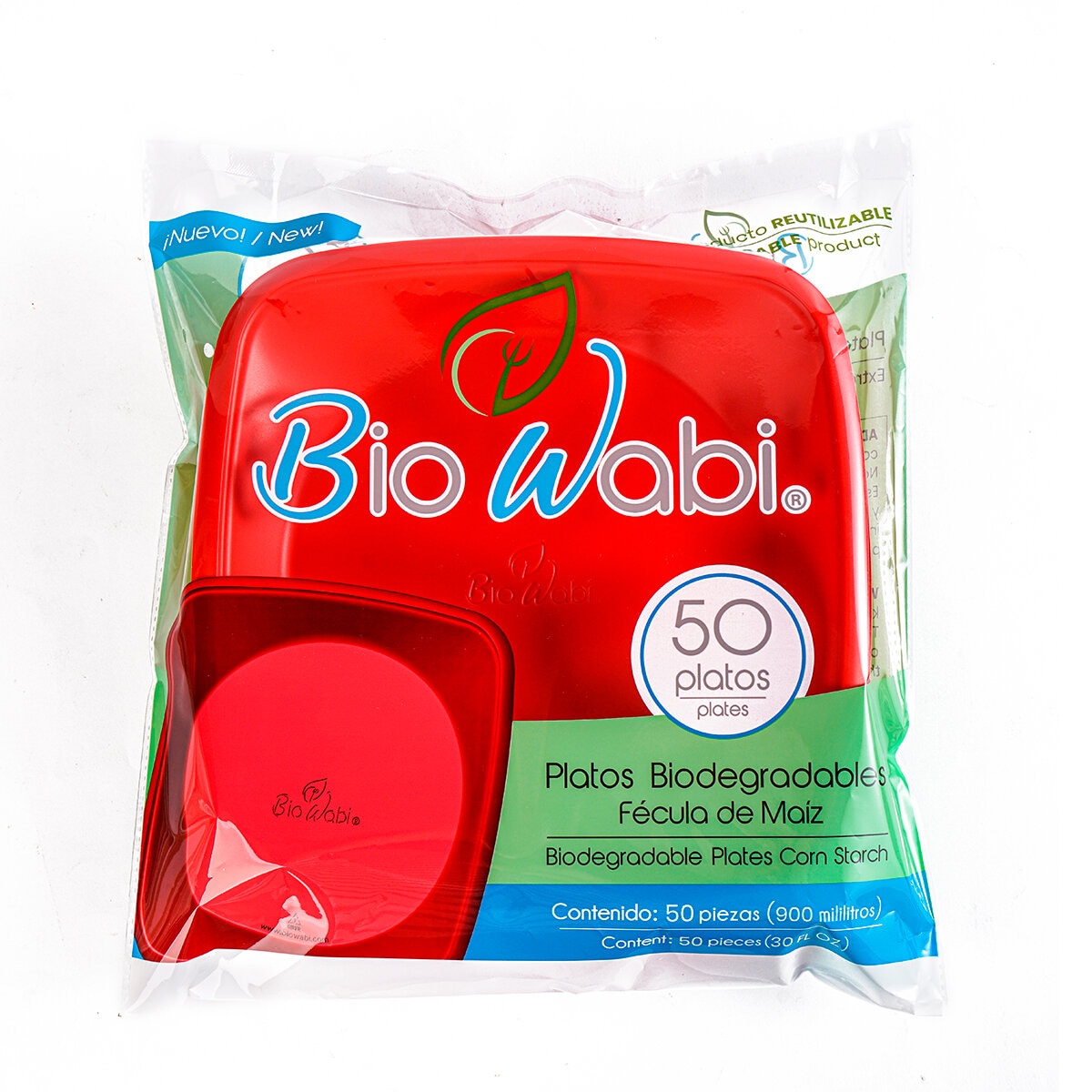 BioWabi Plato Biodegradable 50 pz Costco México