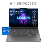 Lenovo Legion Slim 5 Laptop Gaming 16" Quad HD Intel Core i7 16GB 512GB SSD
