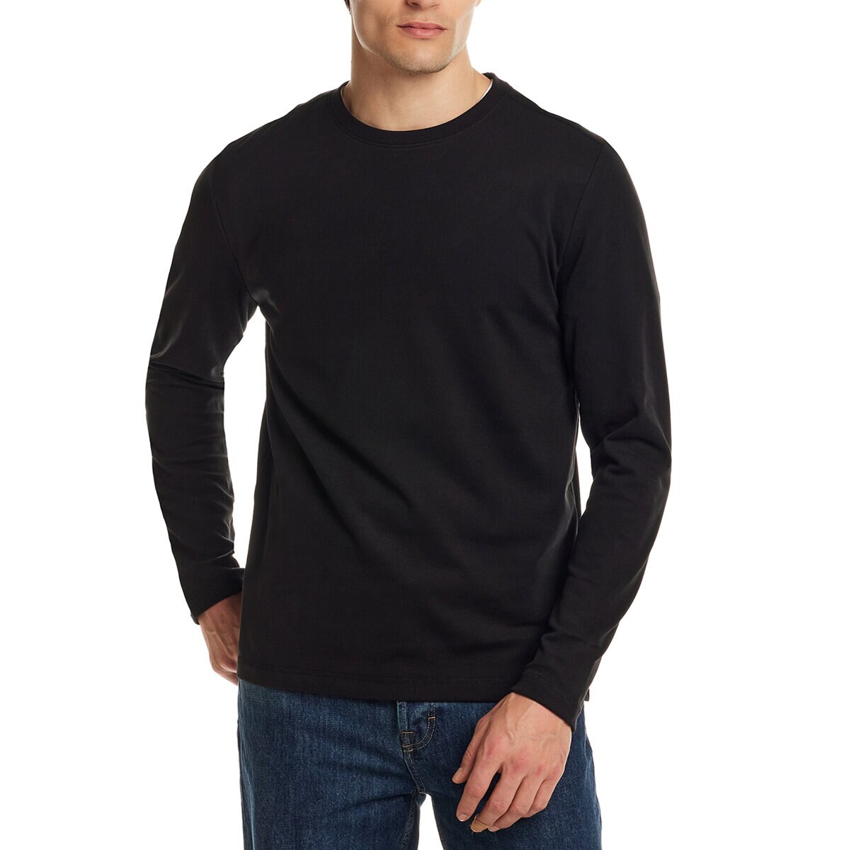 Weatherproof Vintage Playera de manga larga para Caballero Negro Mediana Weatherproof Vintage Playera de manga larga para Caballero Negro Mediana