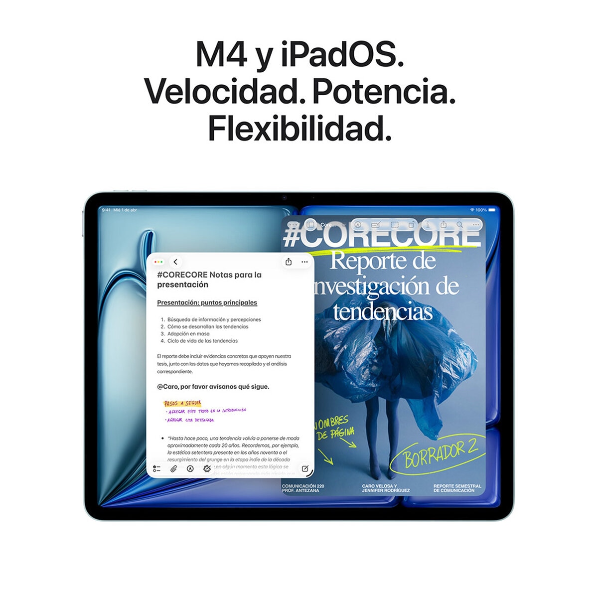 Apple iPad Air 11" M4 Wi-Fi 256GB Gris Espacial