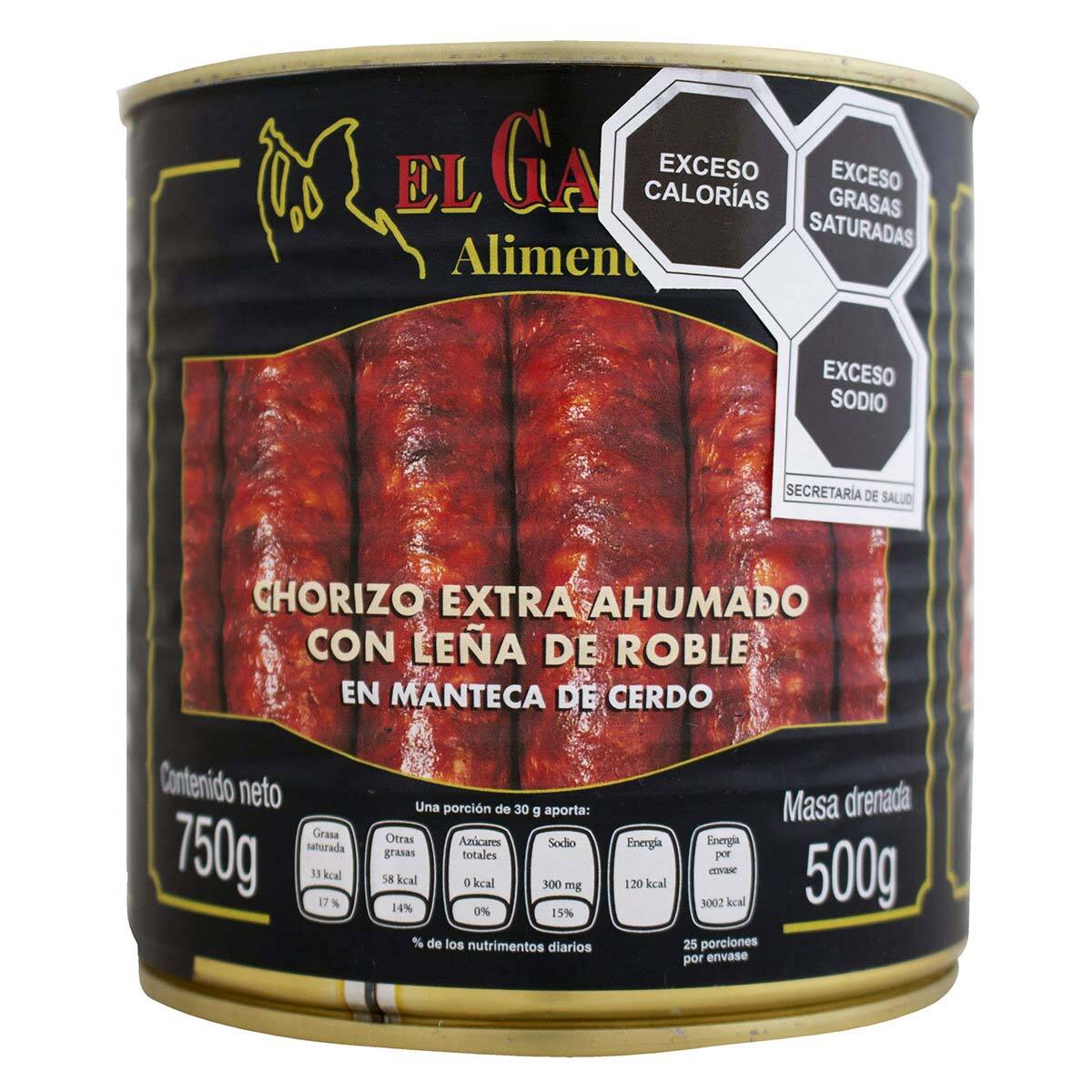 El Gaitero Chorizo Extra Ahumado 750 g