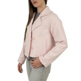 Nine West Abrigo Corto para Dama Rosa Extra Grande