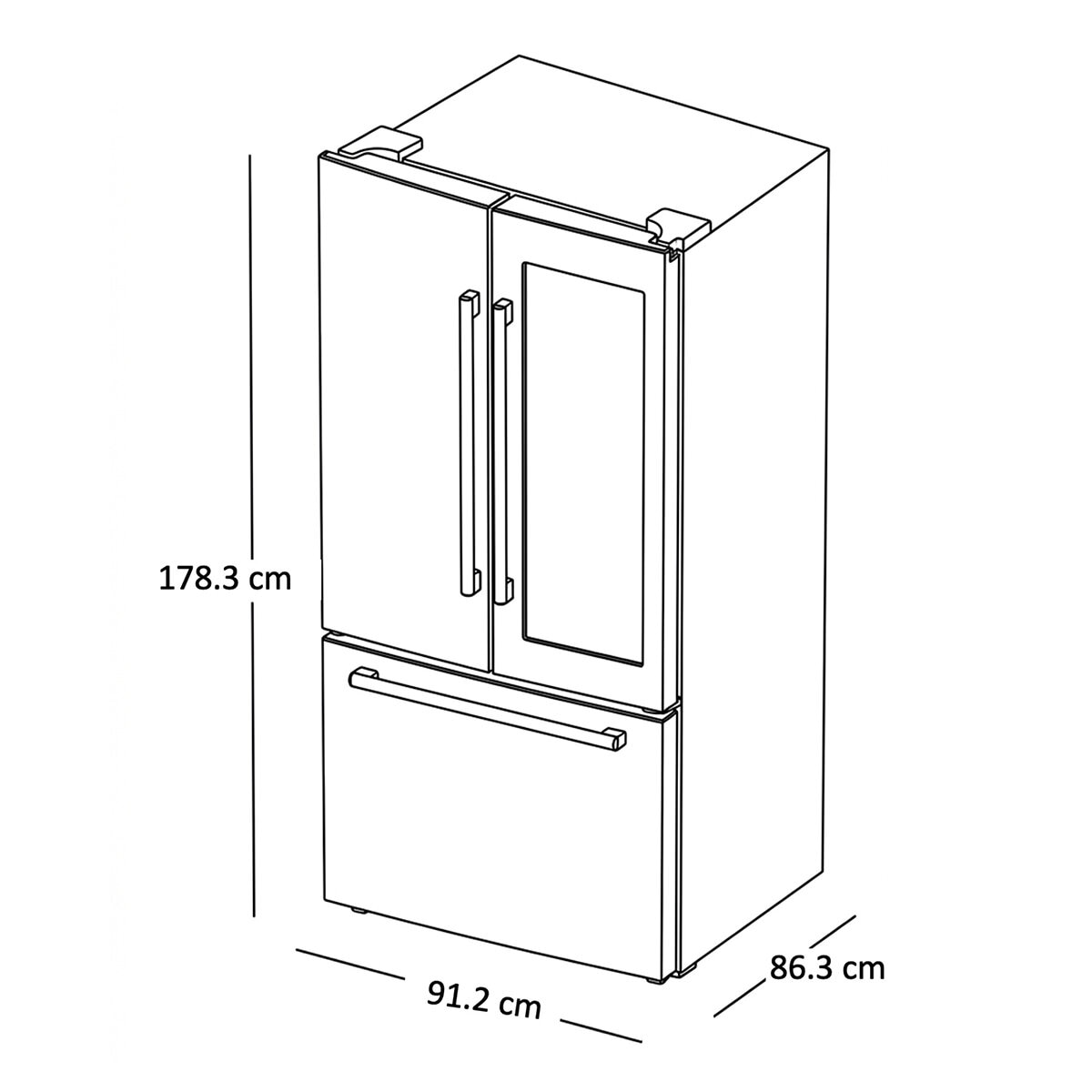 Samsung Autoview French Door 30' Refrigerador Samsung Autoview French Door 30' Refrigerador