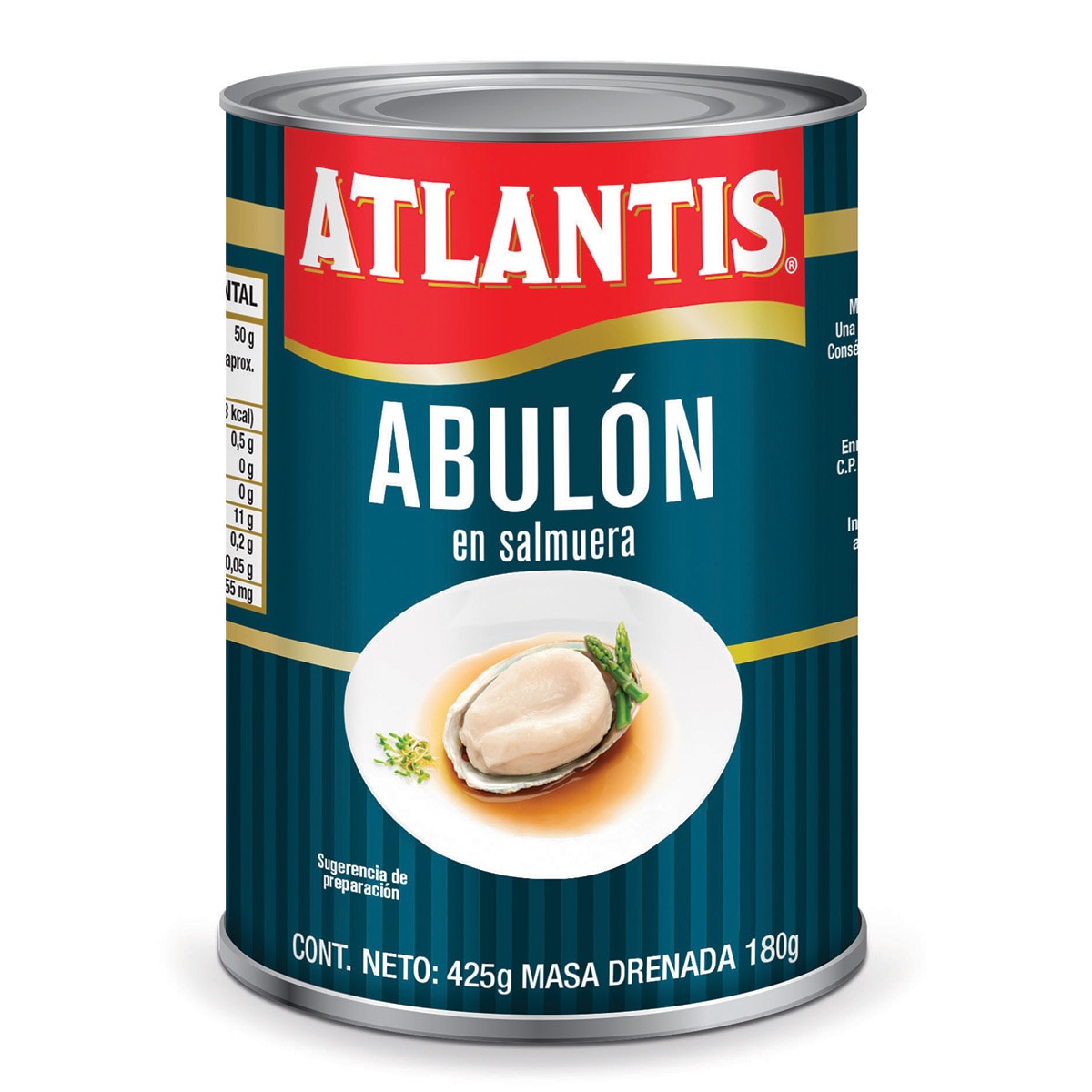 Atlantis Abulón en Salmuera 2 pzas de 425 g