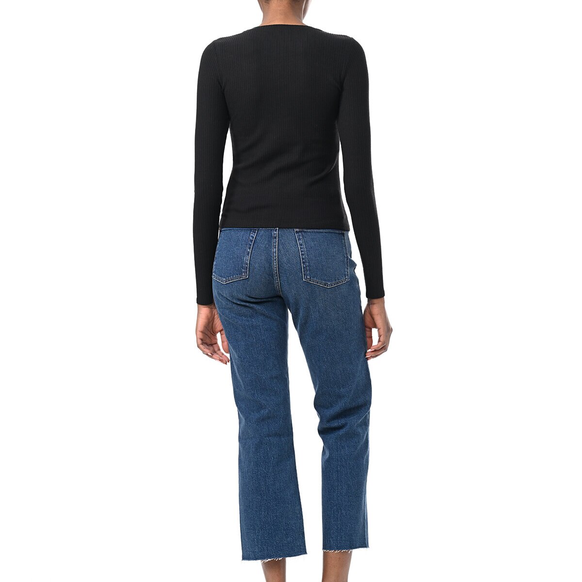 Splendid Playera para Dama Negro Chica