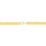 Pulsera Tubogas, Oro Amarillo 14K, 19.05cm