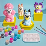 Bluey Figuras para Pintar de Cerámica Juego de 4 Pzas.