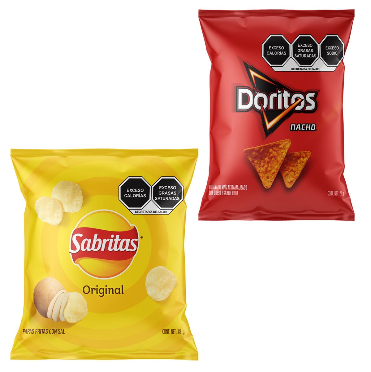 Sabritas Papas Surtidas Minis 50 pzas